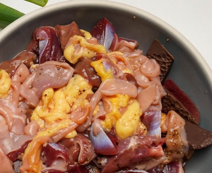 Cách làm miến xào lòng mề gà 3