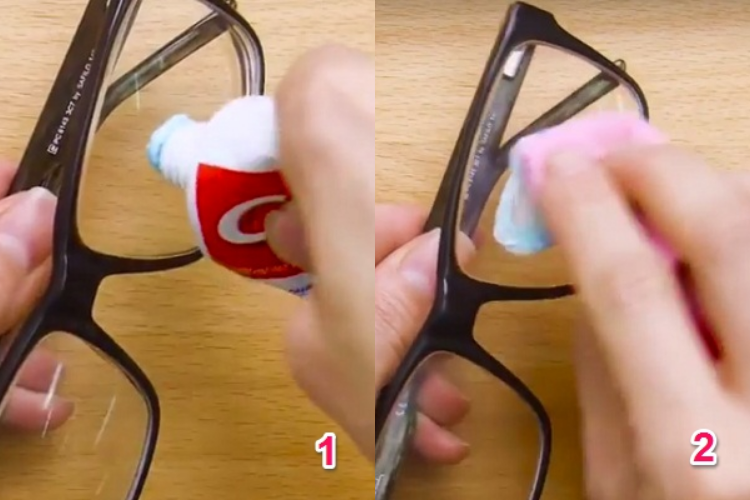 cách làm mờ vết xước trên mắt kính 3