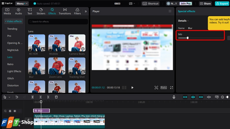 Cách làm mờ video trên CapCut ảnh 6