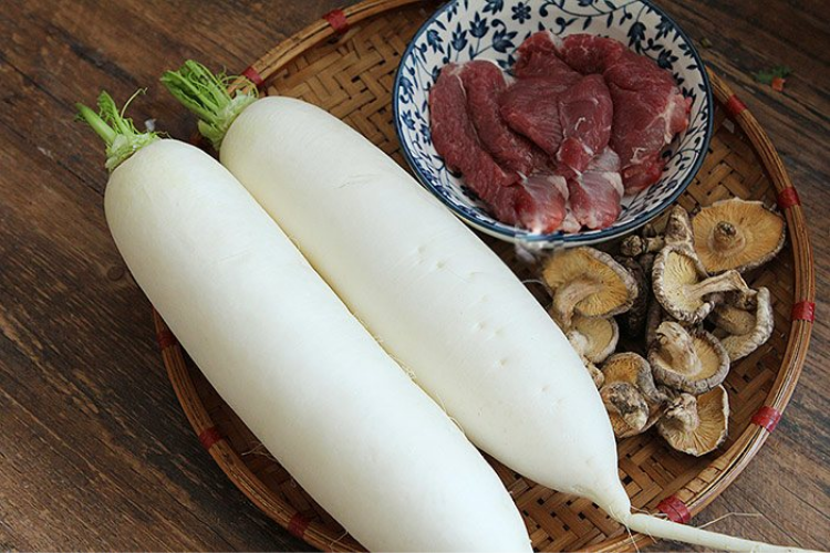 Cách làm món củ cải trắng nhồi thịt 3