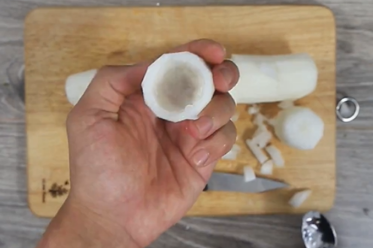 Cách làm món củ cải trắng nhồi thịt 4