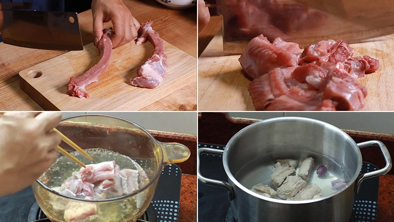 cách làm món sườn non rang muối 4