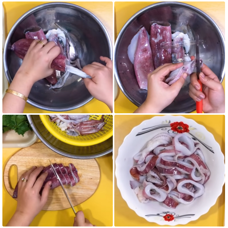 cách làm mực xào thập cẩm - hình 1