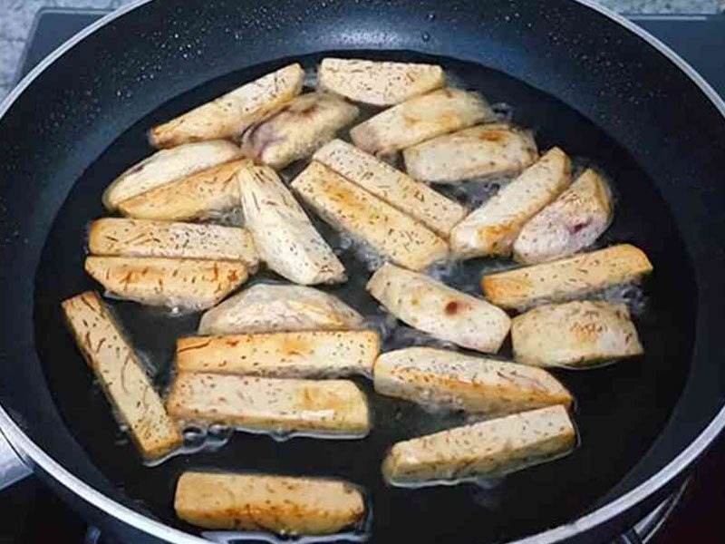 Cách làm mứt khoai môn 3