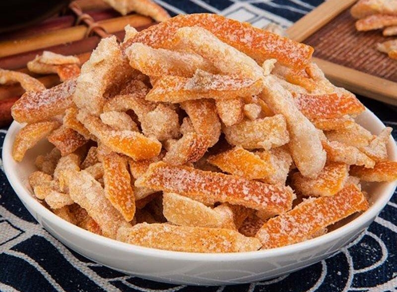 cách làm mứt vỏ quýt 2