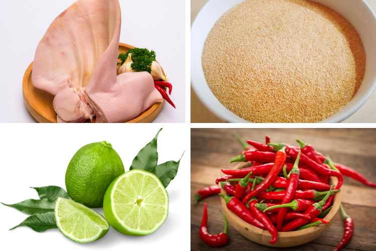 Cách làm nem tai thính hình 2