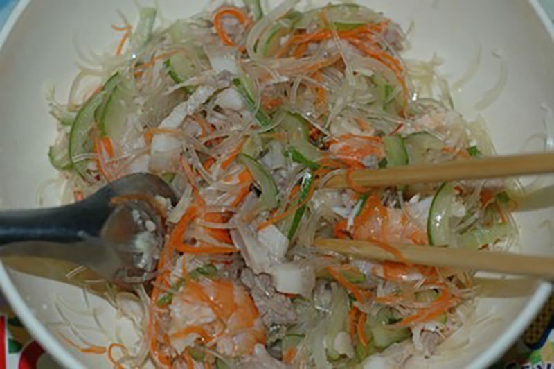 Cách làm nộm tôm miến (hình 8)