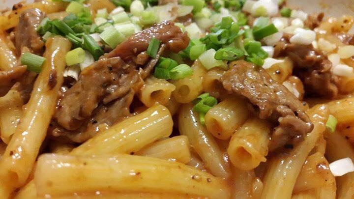 cách làm nui xào bò rau cải - hình 5