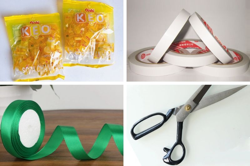 Cách làm quả dứa bằng kẹo ảnh 1