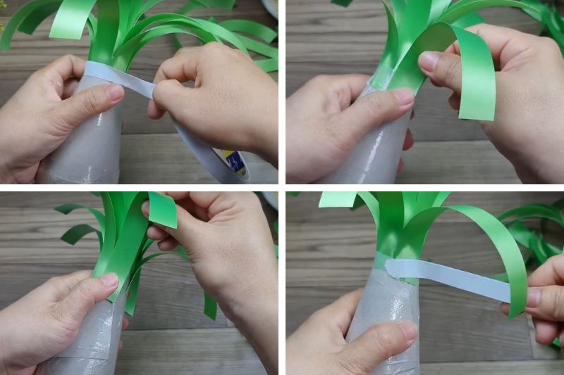 Cách làm quả dứa bằng kẹo ảnh 6