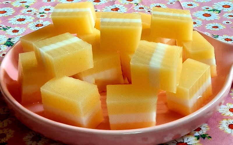 Cách làm rau câu sữa bắp 1