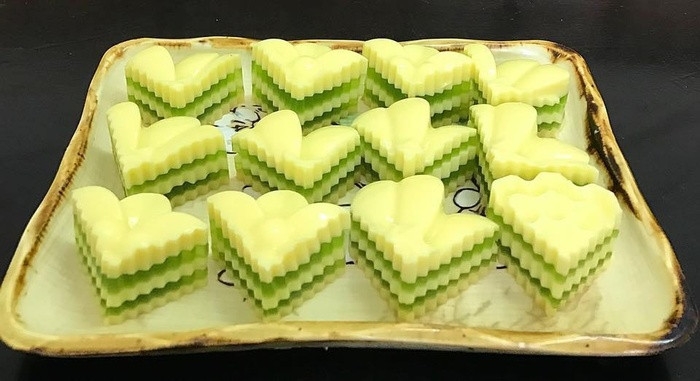 Cách làm rau câu sữa bắp 5