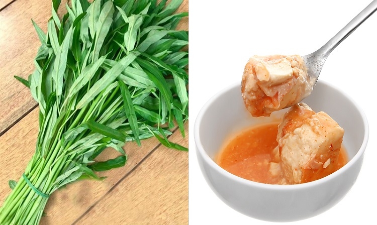 Cách làm rau muống xào chao (Hình 1)