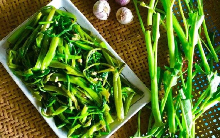 Cách làm rau muống xào chao (Hình 5)
