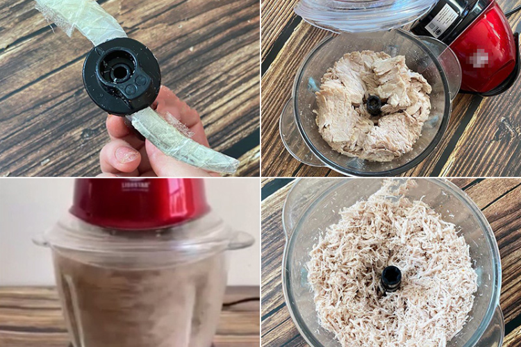 Cách làm ruốc thịt lợn bằng máy xay thịt 3