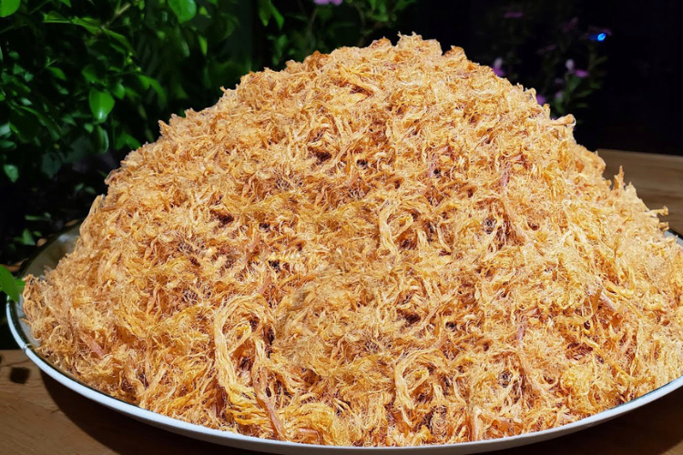 Cách làm ruốc thịt lợn bằng máy xay thịt 5