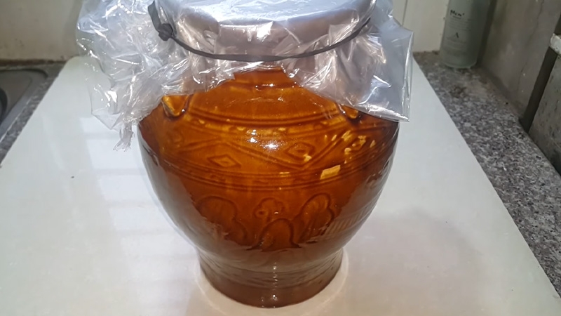 cách làm rượu vải khô.4