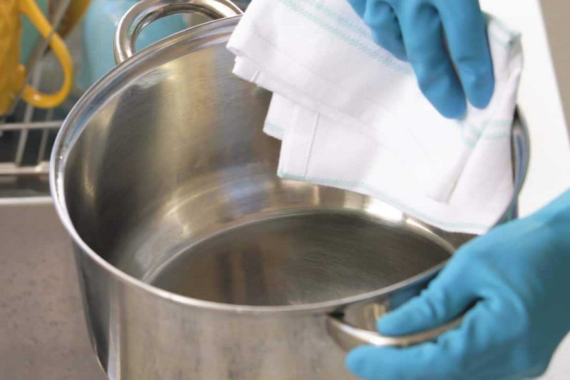 Cách làm sạch bộ nồi inox ảnh 1