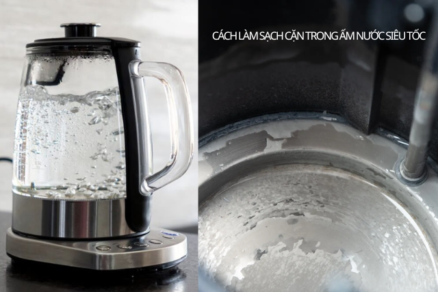 Cách làm sạch cặn trong ấm nước siêu tốc: Mẹo đơn giản giúp đánh bay lớp bám cứng đầu chỉ sau vài phút