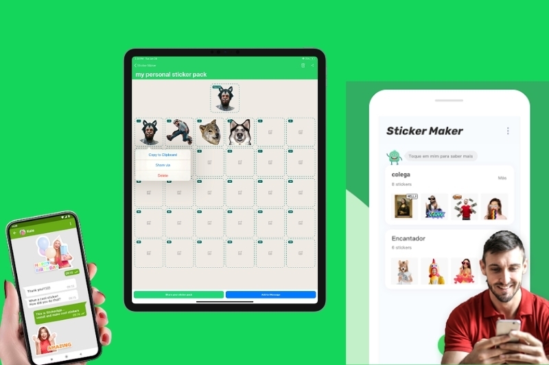 Cách làm sticker trên Android 5