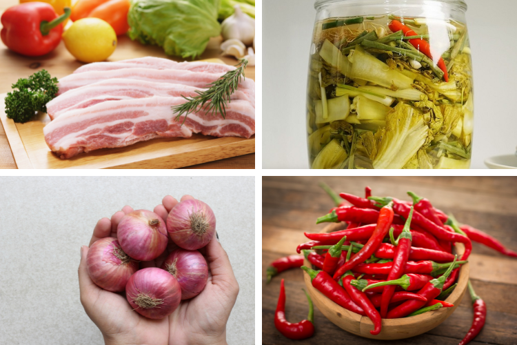 cách làm thịt ba chỉ kho dưa chua hình 2