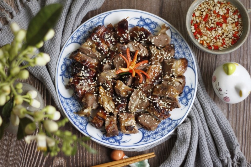 cách làm thịt dải lợn nướng 6