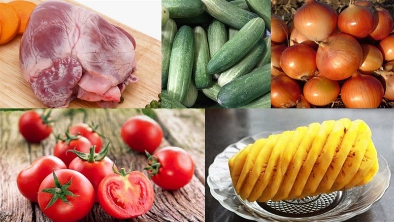 cách làm tim heo xào chua ngọt (ảnh 2)