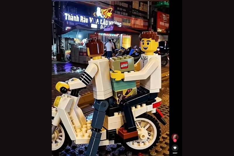 Cách làm trend ảnh lego trên TikTok 2