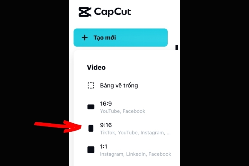 cách làm video dọc CapCut 5