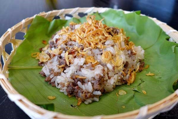 Cách làm xôi chim bồ câu nấm hương 1