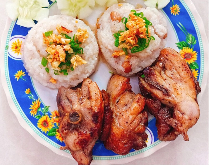 Mách bạn cách làm xôi gà nước cốt dừa đậu phộng (hình 9)