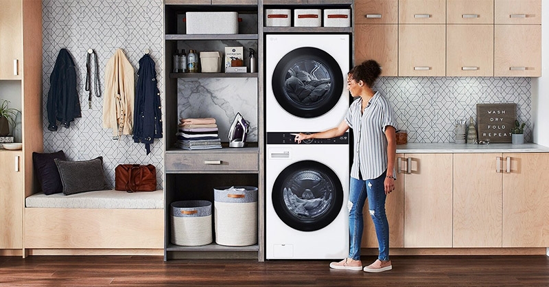 huong dan lap dat may giat electrolux ket hop may say