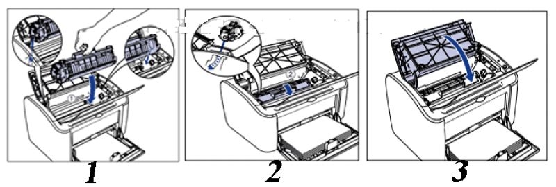 Cách lắp hộp mực máy in Canon 2900 (ảnh 4)