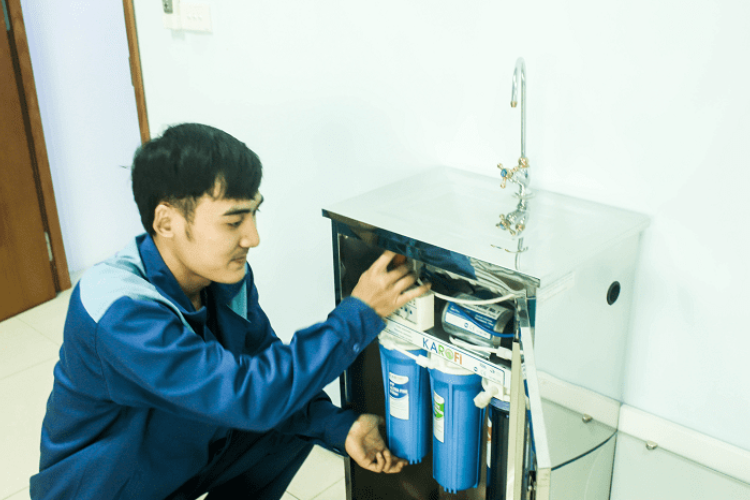 Cách lắp máy lọc nước Karofi đúng kỹ thuật
