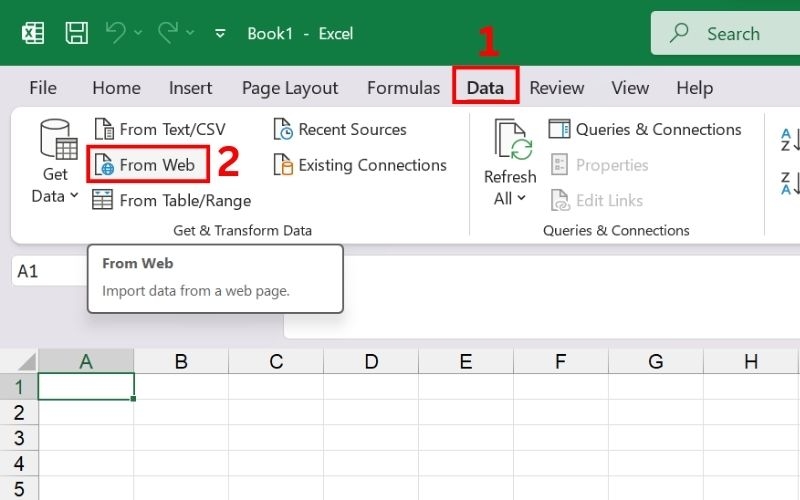 cách lấy dữ liệu từ web vào Excel hình 3