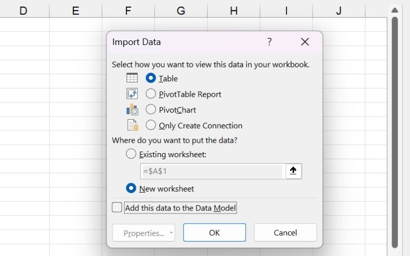 cách lấy dữ liệu từ web vào Excel hình 7