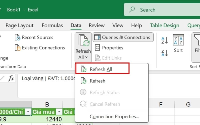cách lấy dữ liệu từ web vào Excel hình 8