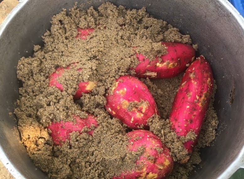 Cách luộc khoai lang không cần nước 4