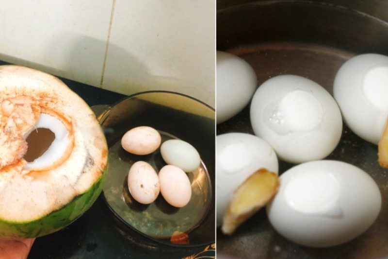 cách luộc trứng vịt lộn 4