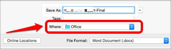 Cách lưu file Word trên MacBook - ảnh 3
