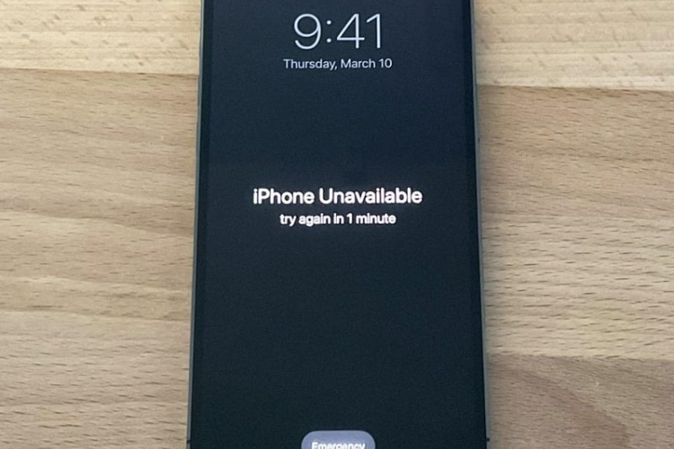 Mở khóa iPhone bị vô hiệu hóa vì nhập sai mật khẩu hình 2
