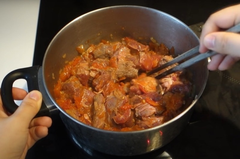 cách nấu bò sốt vang 5