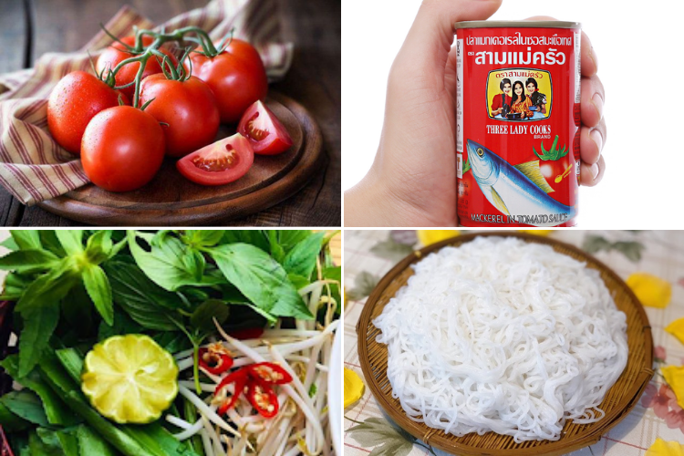 cách nấu bún cá mòi 2