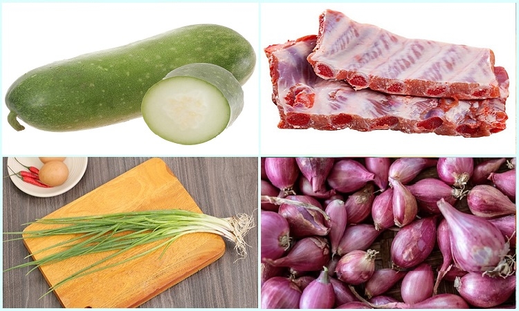 Cách nấu canh bí xanh với xương (Hình 2)