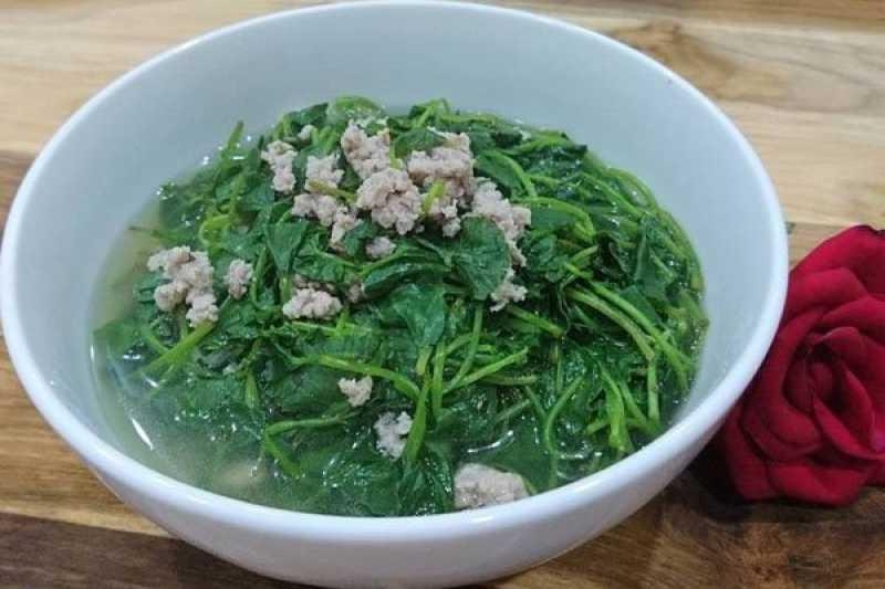 cách nấu canh rau lang 3