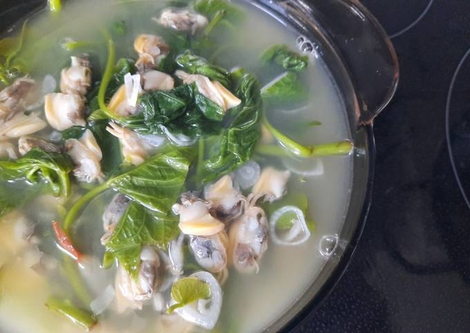 cách nấu canh rau lang 6