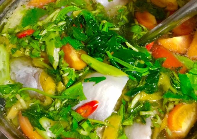 cách nấu canh rau lang 7