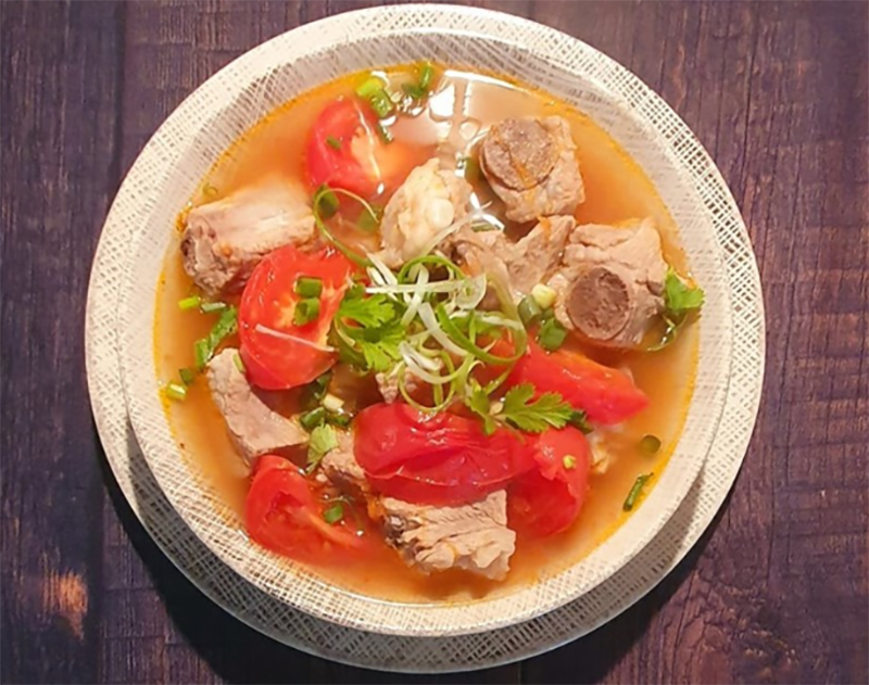 Cách nấu canh sườn chua đậm đà (Hình 9)