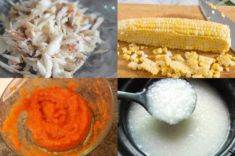 Cách nấu cháo cua cho bé 5