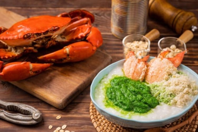 Cách nấu cháo cua cho bé 4